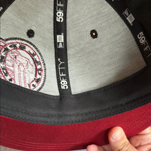 Harley Davidson Black, Red, and Gray Cap- Full Speed Number 1 Embroidery - Picture 6 of 11